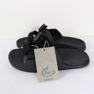 CHACO CHILLOS SPORT KIDS SLIDE IN BLACK size 4